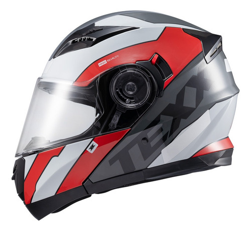 Capacete Moto Texx Gladiator Modular Articulado Escamoteável