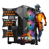 Pc Cpu Gamer Amd Ryzen 7 4.6ghz 32gb  Ssd 1tb Rtx 3060 12gb 