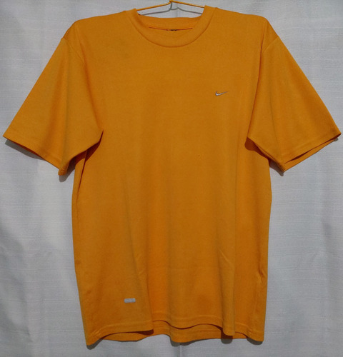 Playera Deportiva Licra Manga Corta Nike Naranja