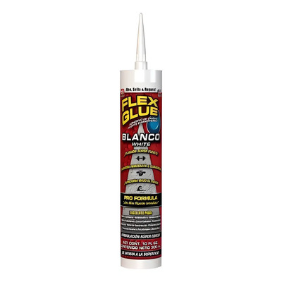 Flex Glue Adhesivo De Caucho Fuerte E Impermeable 300 Ml Blanco