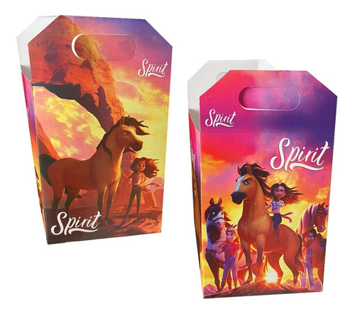 Spirit 40 Cajas Dulceras Party Box Fiesta Recuerdos Spirit