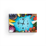 Relojes De Pared Cocina Diseño Moderno Deco Especias Tomates