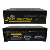 Distribuidor Splitter Vga 1x2 250mhz Amplificador C/fuente