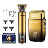 Set De Barbero Profesional Kemei Km-2131