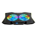 Base Para Notebook Gamer Rgb Nbc-400bk C3tech