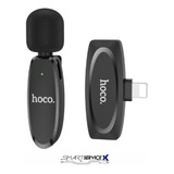 Micrófono Inalámbrico Para iPhone Hoco L15 Lavalier Negro