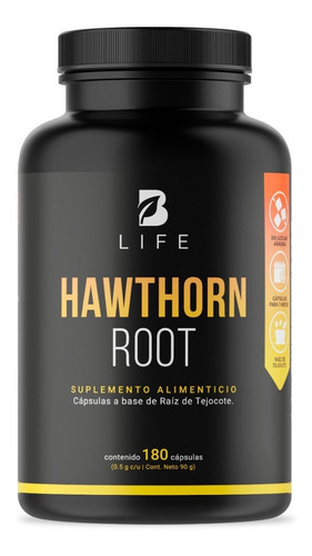 Raíz De Tejocote De 180 Cáps Hawthorn Root B Life