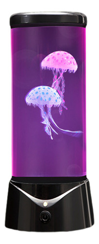 Acuario R Led Dream Jellyfish, Redondo, Con Medusas Reales,