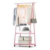 Rack Triangular Ropa Organizador Closet Recamara Con Ruedas