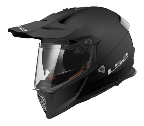 Casco Motocross Ls2 Mx 436 Pioneer Ne/ma D/visor Avant Motos