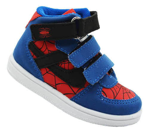 Tenis Bota Panam 060027-0144 Rojo/azul Marvel Spider-man 