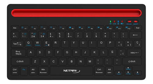 Teclado Portátil Inalambrico Recargable Bluetooth