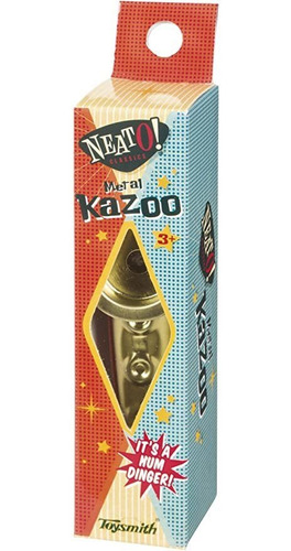 Toysmith Metal Kazoo (4,75 Pulgadas), Paquete De 10