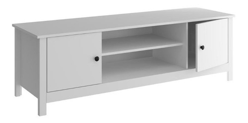 Rack Para Tv Até 55  02 Portas R-606 Branco Ditália Móveis