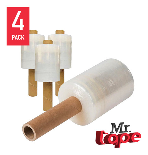 4 Rollos De Emplaye Film Playo 5x60x1200 Tipo Maraca Mr Tape