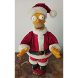 Adorno Navidad Muñeco Homero Simpsons Papa Noel Musical Usa
