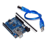 Uno R3 Ch340g Atmega328p + Pines + Cable Compatible Arduino