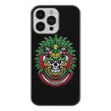 Case Funda Para iPhone Calavera Penacho Arte Maya Azteca 08