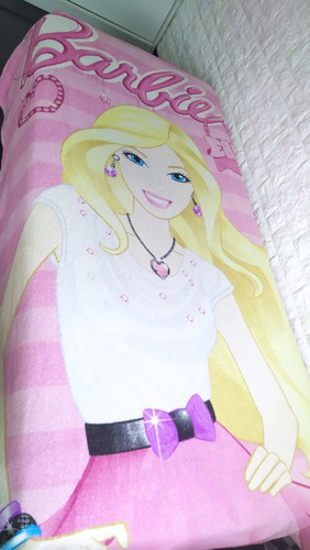 Manta Polar Soft Barbie + Alfombra!!!