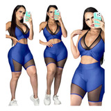 Conjunto Dama Licra Colombiana Gym Mayoreo