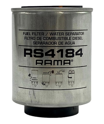 Rs4184 Filtro De Combustible Separador De Agua Rama 