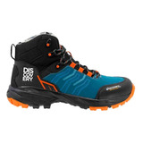 Botas De Senderismo Discovery Azules Para Hombre