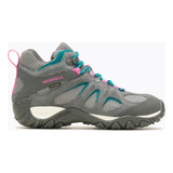 Botín Impermeable Merrell Mujer Yokota 2 Mid Wp Gris