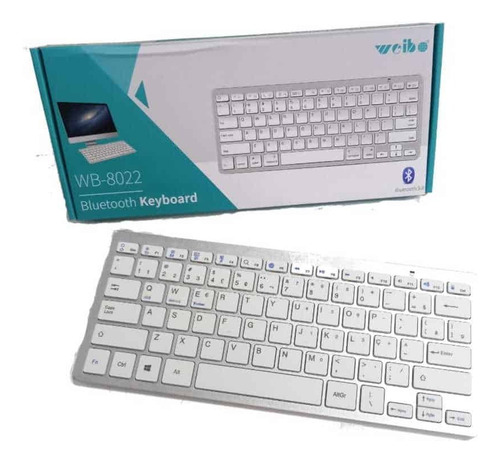 Teclado Bluetooth Weibo Wb-8022 Para iPad - Tablet