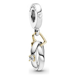 Charm Pandora Colgante Anillos De Boda Plata S925