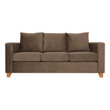 Sillon Sofa 3 Cuerpos Cubo Pana Antimanchas Lavable Le Futon