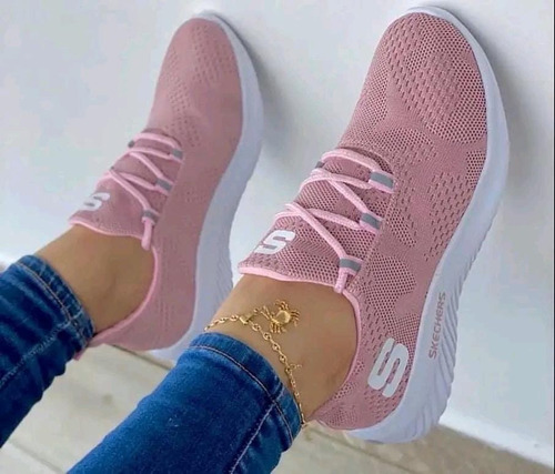 Tenis Zapatos Para Mujer Calzado Dama Tipo Media Zapatillas 