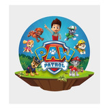 Afiche Mural Vinilo Decorativo Paw Patrol Adhesivo