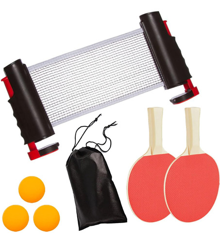 Juego De Ping Pong Todo En Uno, Incluye Red De Ping Pong