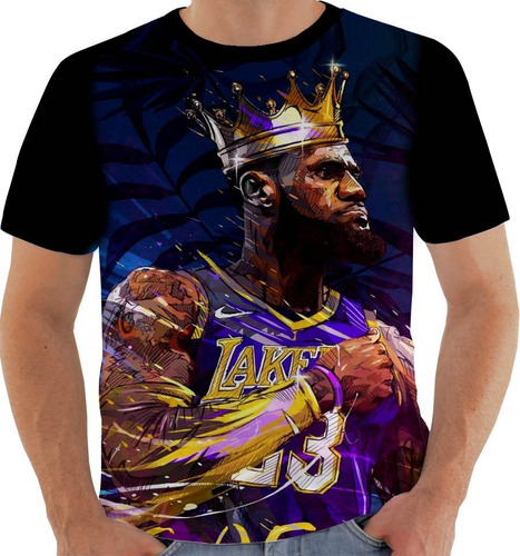 Camiseta Camisa Lc 9454 Lebron James Basquete Lakers Nba 