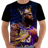 Camiseta Camisa Lc 9454 Lebron James Basquete Lakers Nba 
