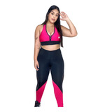 Kit 2 Calça Legging Plus Size Roupa De Academia Feminina Fit