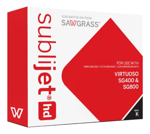 Tintas Sawgrass Virtuoso Hd Sg800 Y Sg400 Negro