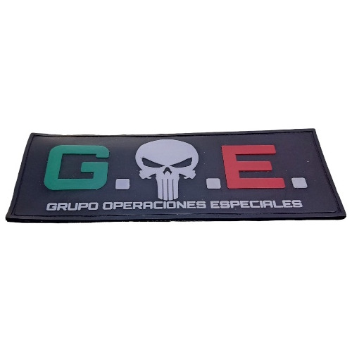 Parche Insignia Pvc Tactico Airsoft Militar Goe Calavera 