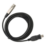 Convertidor De Cable De Micrófono Usb A Adaptador Xlr Wire S