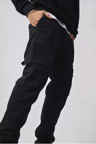  Pantalon Cargo De Hombre Gabardina Rigida Ralph Bond