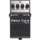 Pedal De Distorsion Para Guitarra Boss Metal Core Ml2