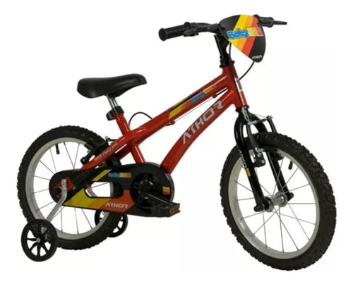 Bike Infantil Athor Aro 16 Baby Boy Masculina Com Rodinha 