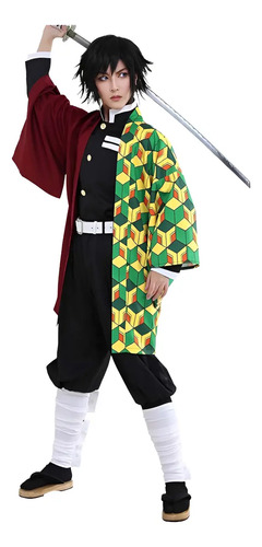 Disfraz De Kimono De Anime Demon Slayer Tomioka Giyuu | MercadoLibre