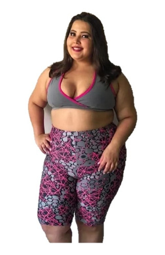 Kit 3 Bermuda Suplex Plus Size Atacado Revenda Academia 