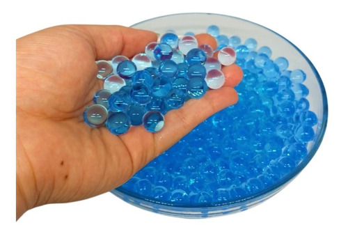 Bolinhas Gel Orbis Orbeez Azul Decoração Bolas De Gel 10.000