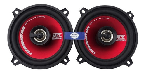 Bocinas 5.25 Pulgadas Mtx Audio Tr50c 220w Max 2 Vías Color Rojo