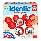 Identic Memo Game Juego De Memoria Educa  Lupetoys