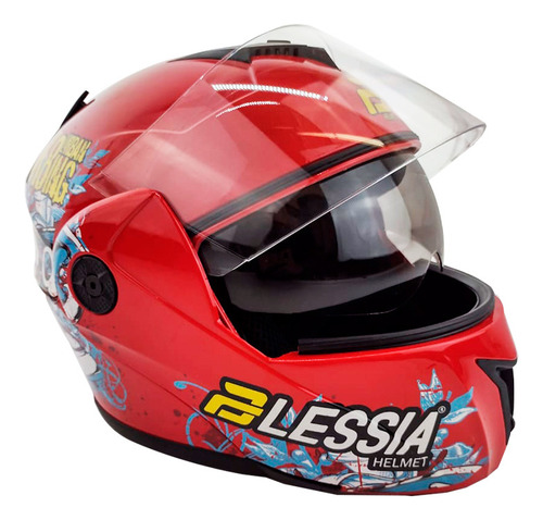 Casco Abatible Con Mica Trasparente Sk8urban Ing