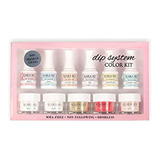 Kiara Sky Dip System Color Starter Kit Con Capa Transparente