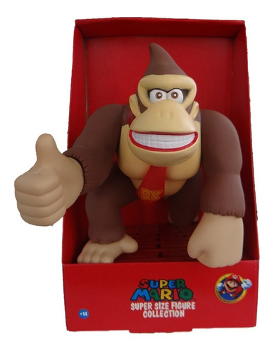 Boneco Donkey Kong Super Mario Bros Grande Kart 64 Original